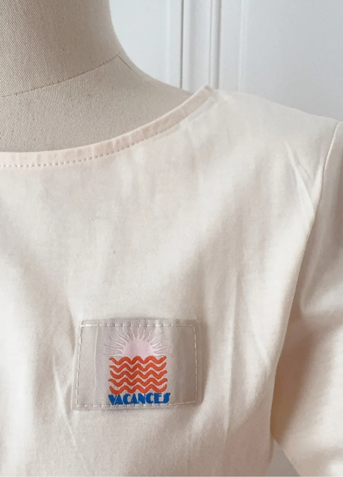Robe tshirt écru
