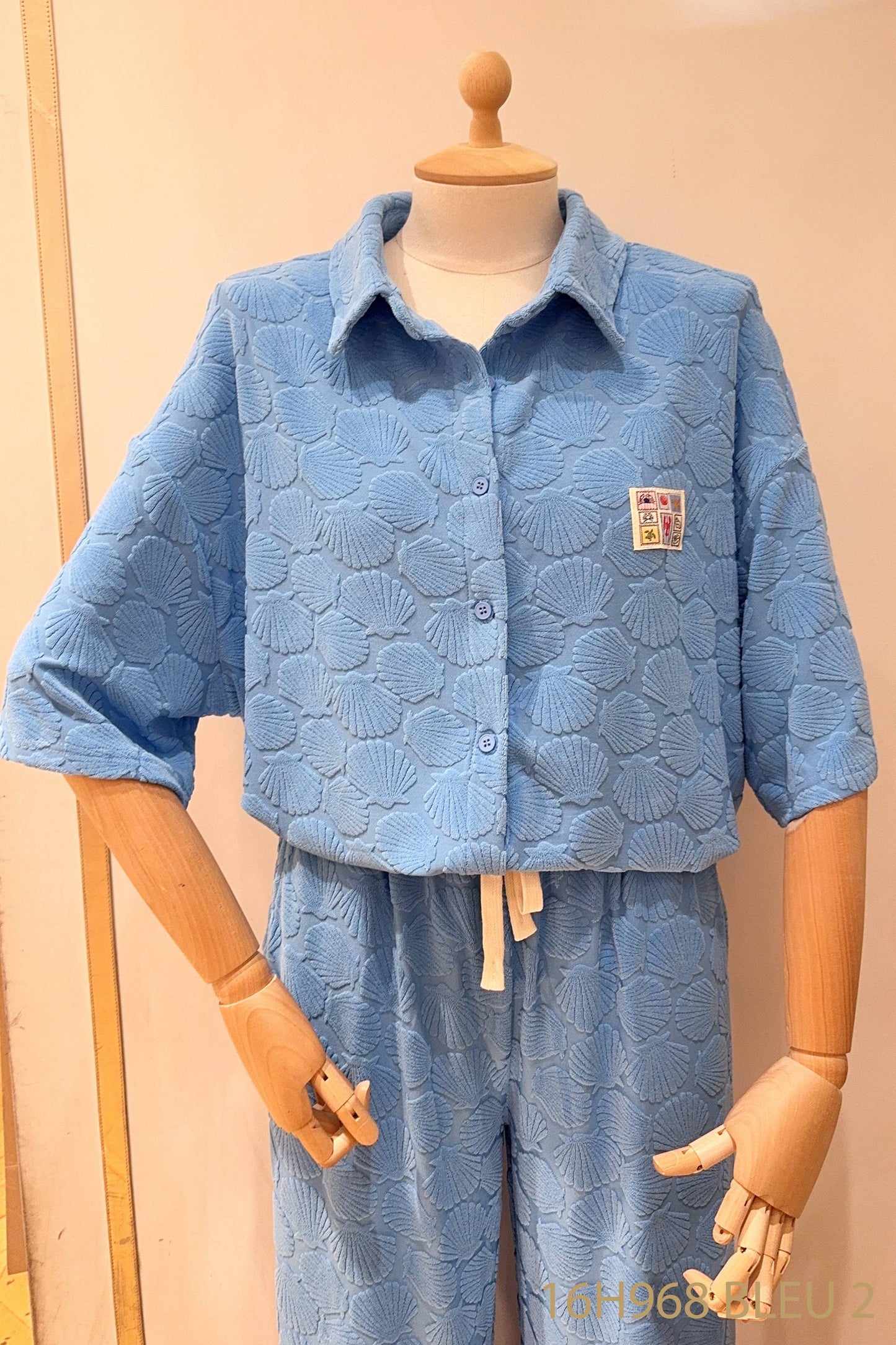 Top Shell bleu