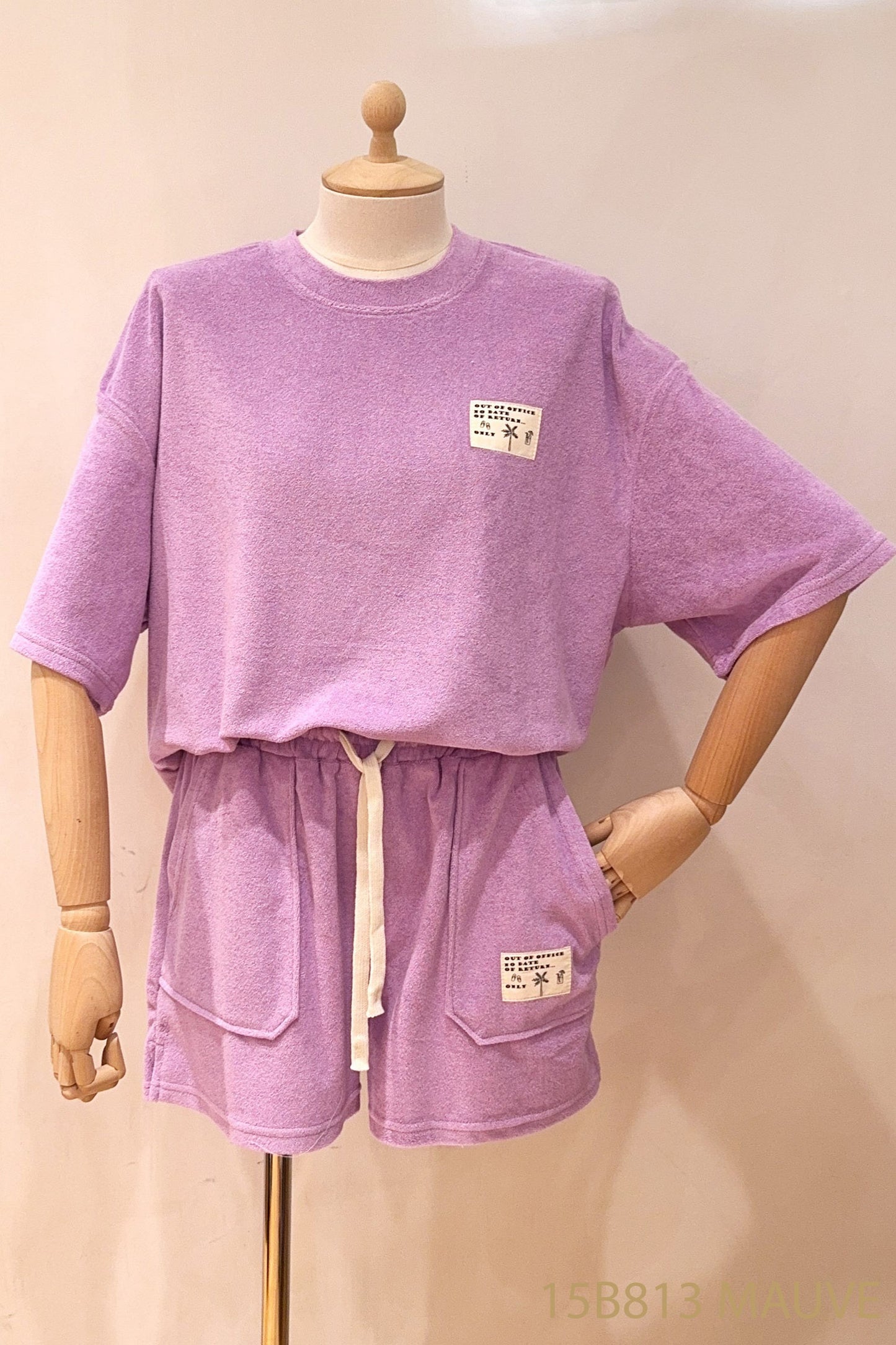 Short Charly mauve