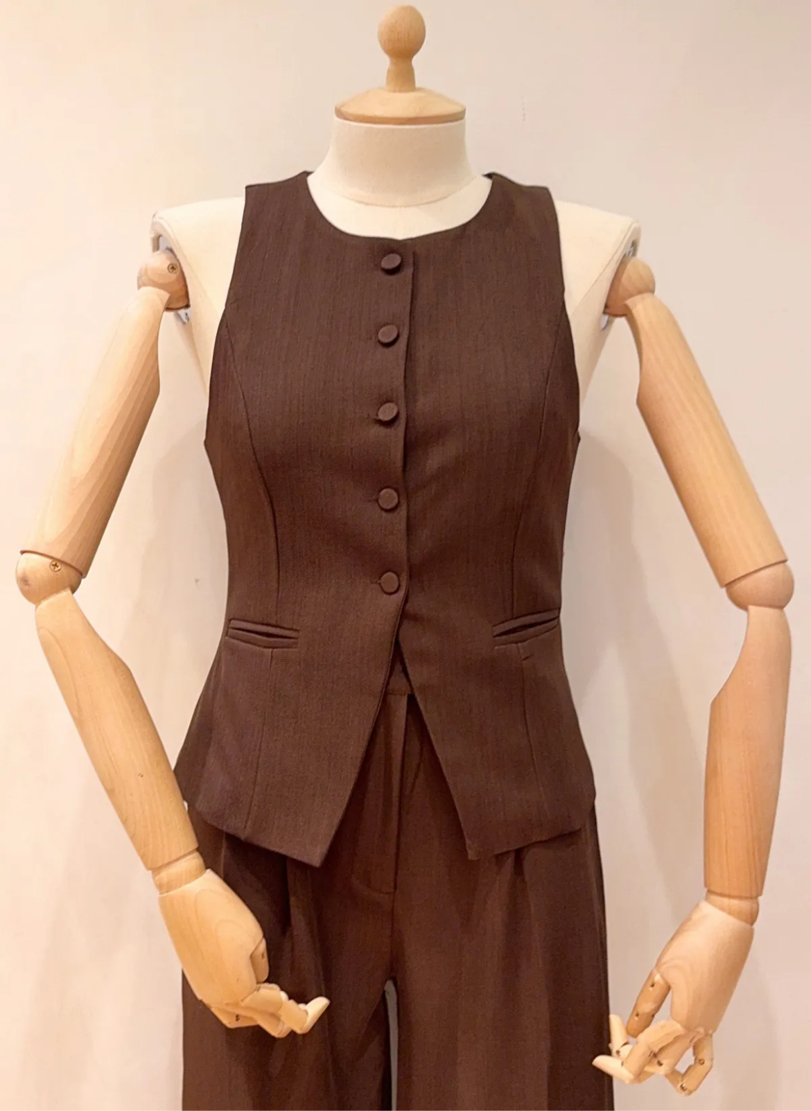 Gilet Victor chocolat