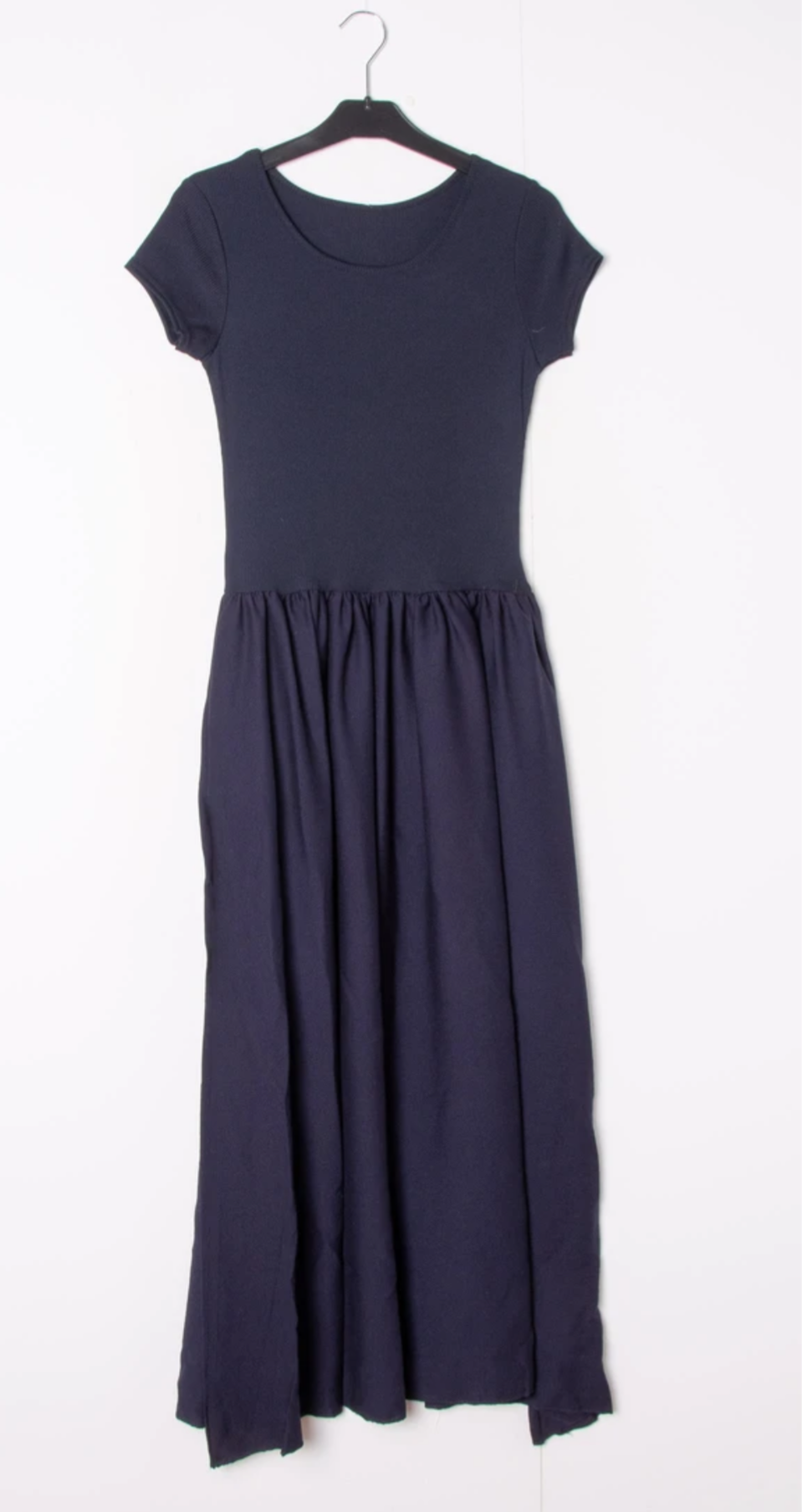Robe bimatière marine