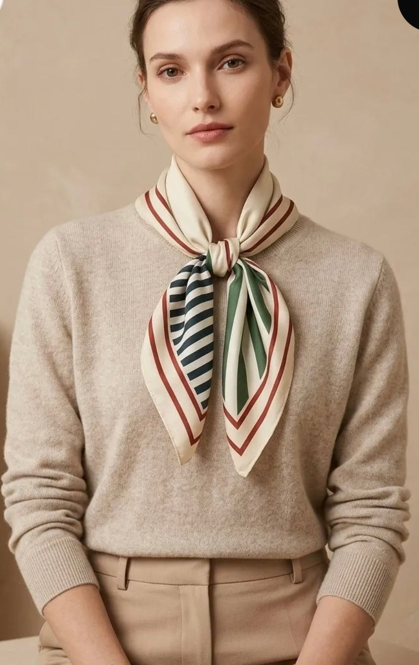 Foulard Amy vert