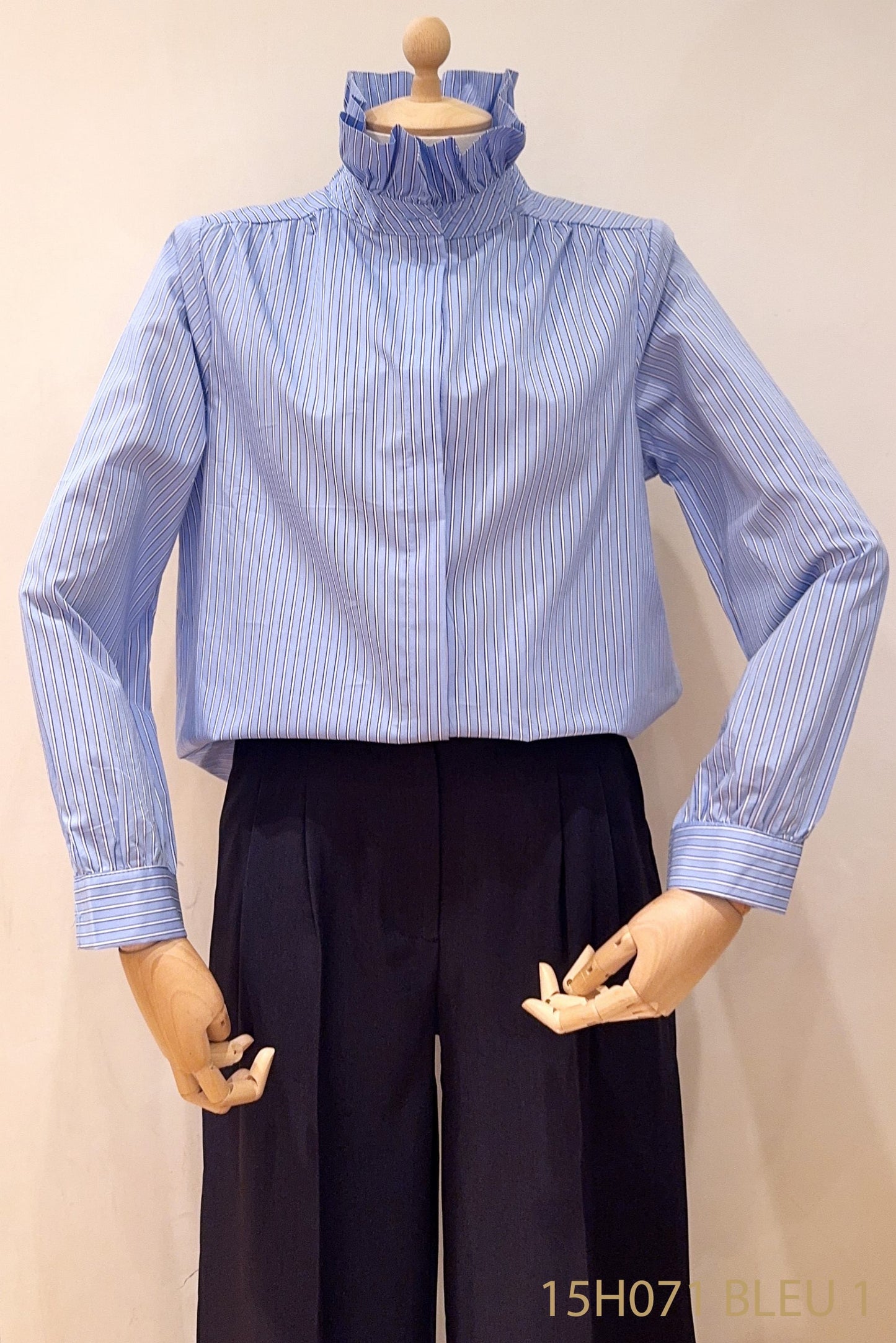 Blouse Pauline bleue