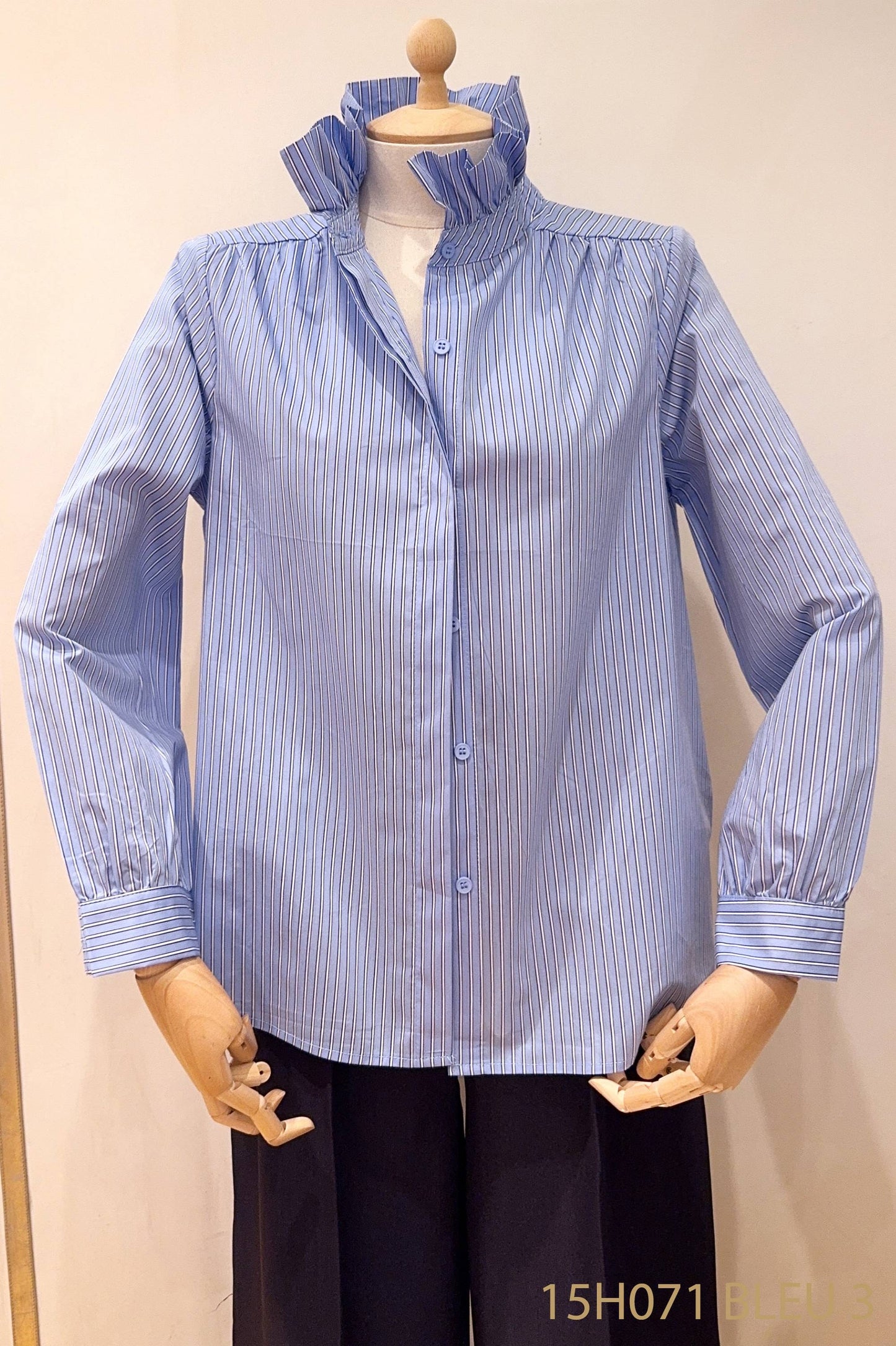 Blouse Pauline bleue
