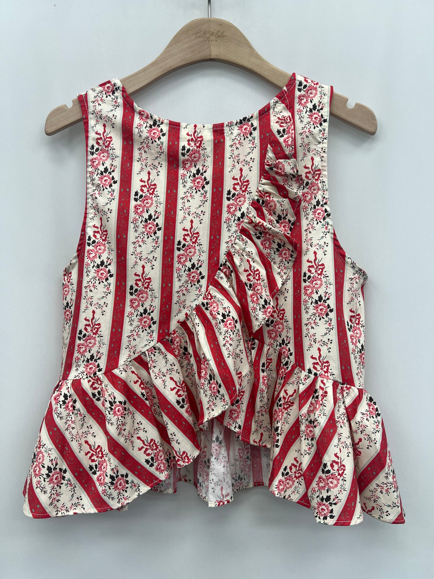 Top Barnie fleuri