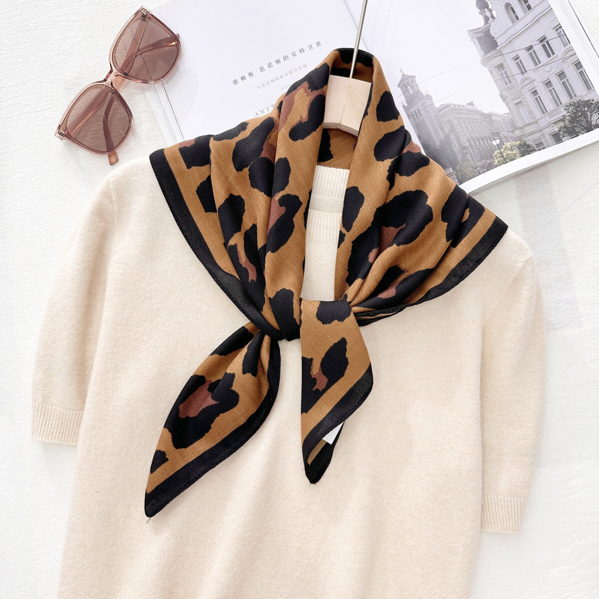 Foulard léopard