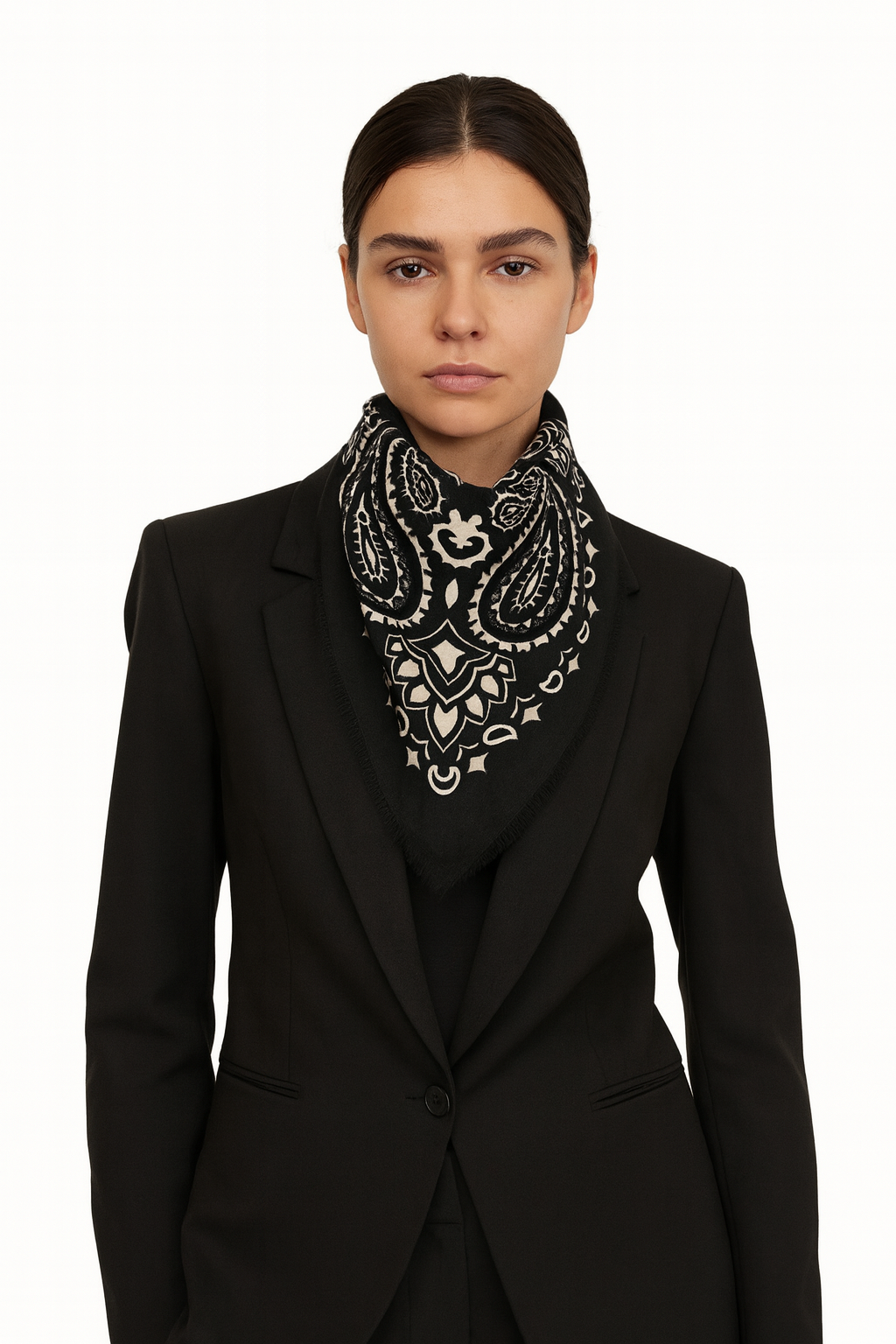 Foulard Suzanne noir