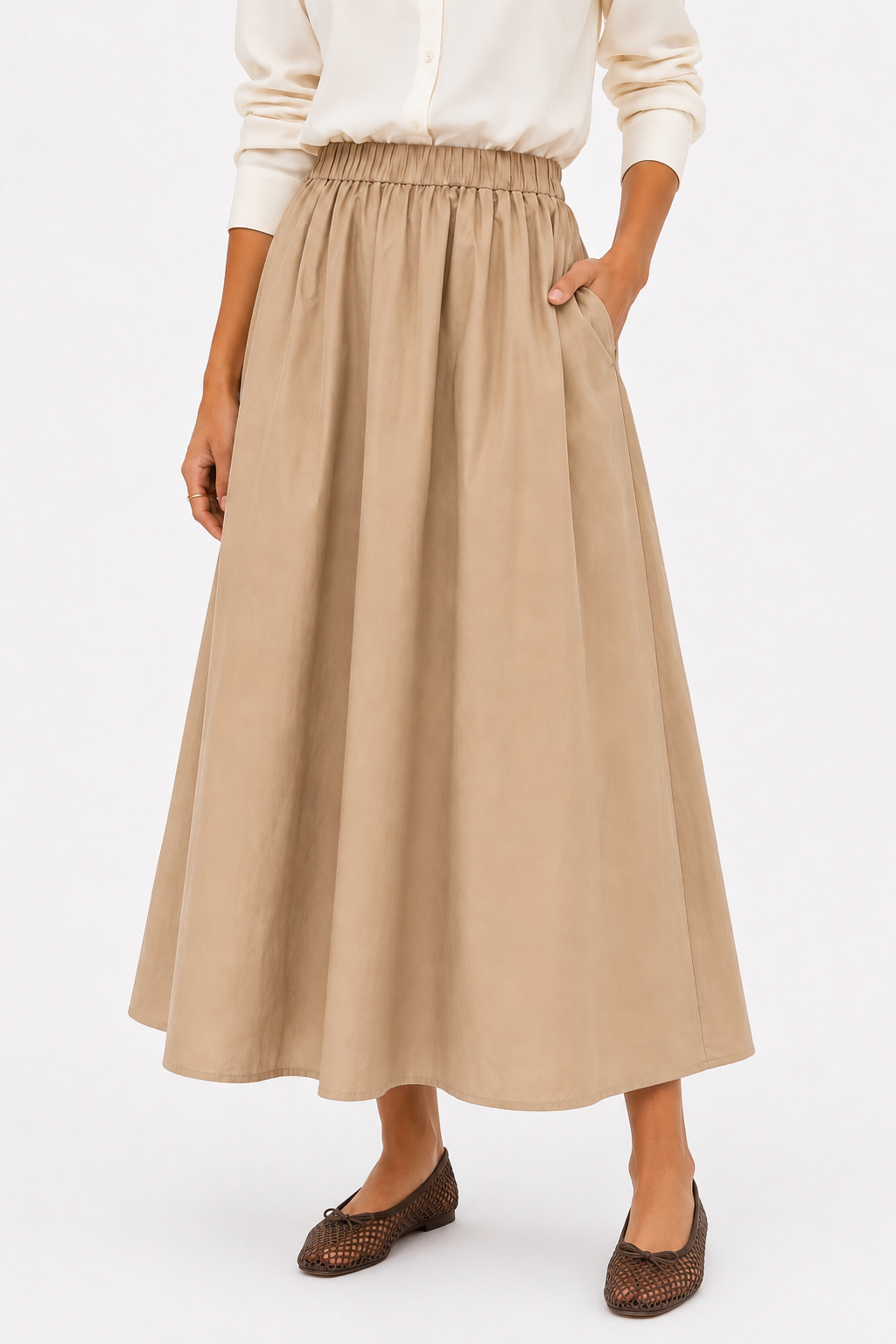 Jupe Romy beige