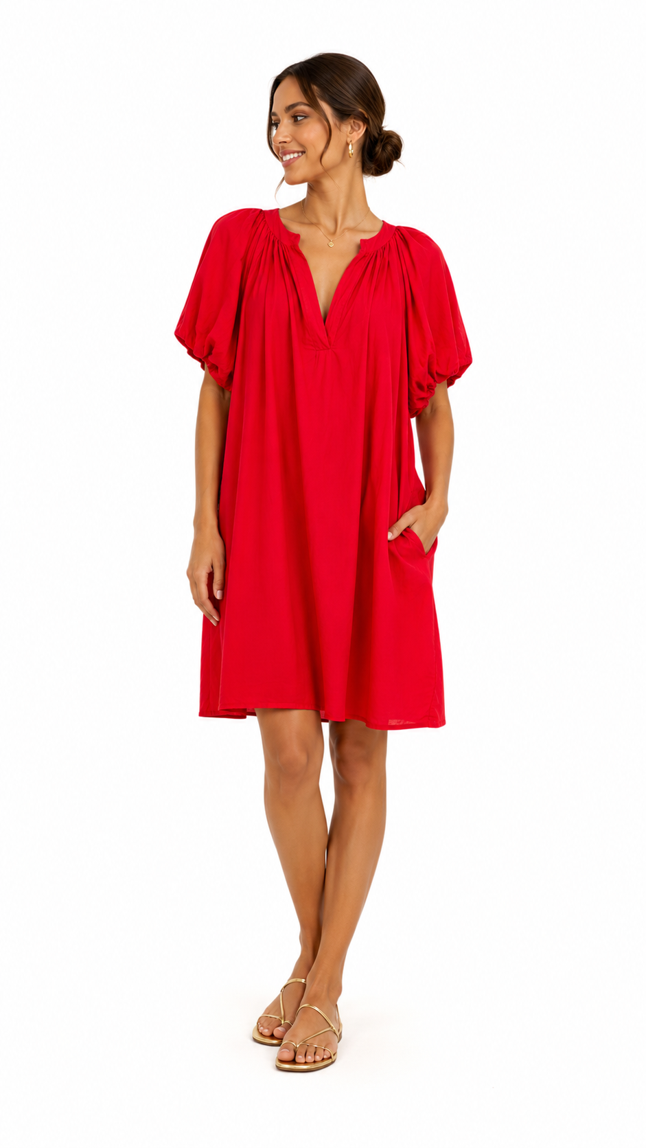 Robe Marta rouge