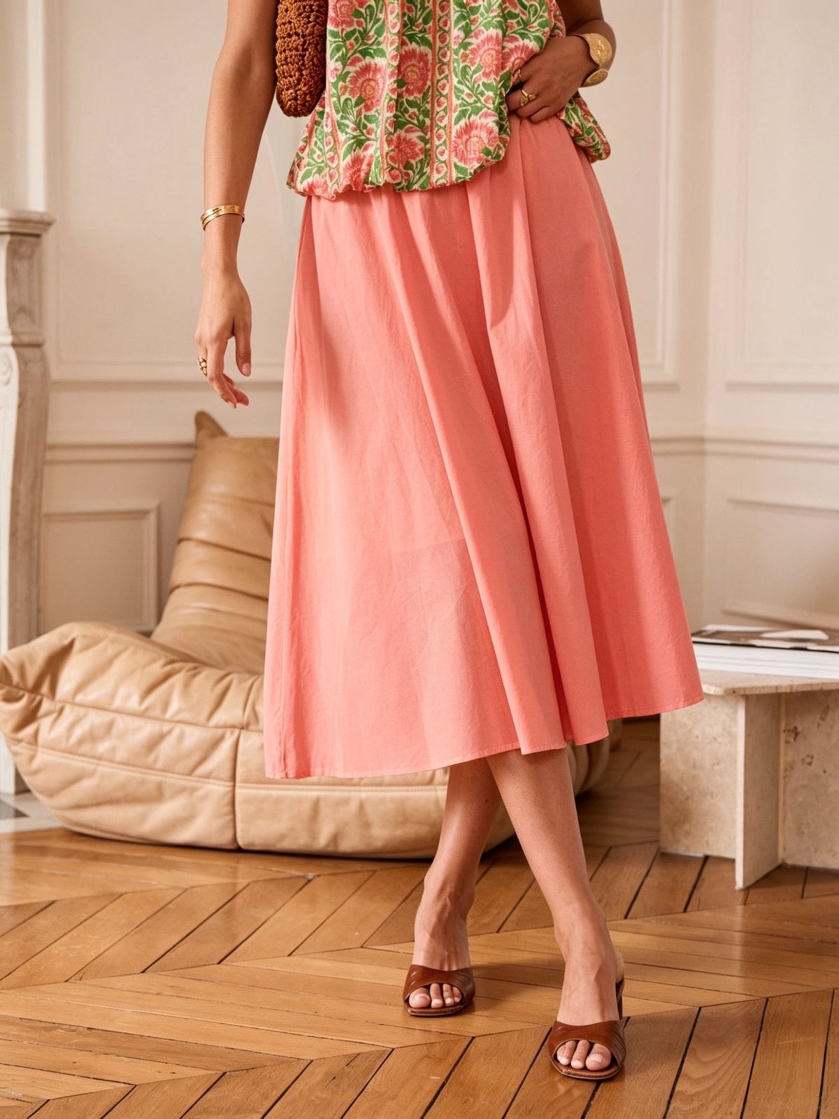 Jupe Lio corail