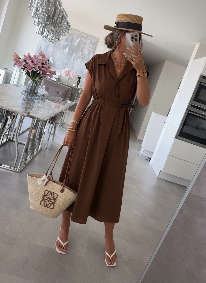 Robe Isabella marron