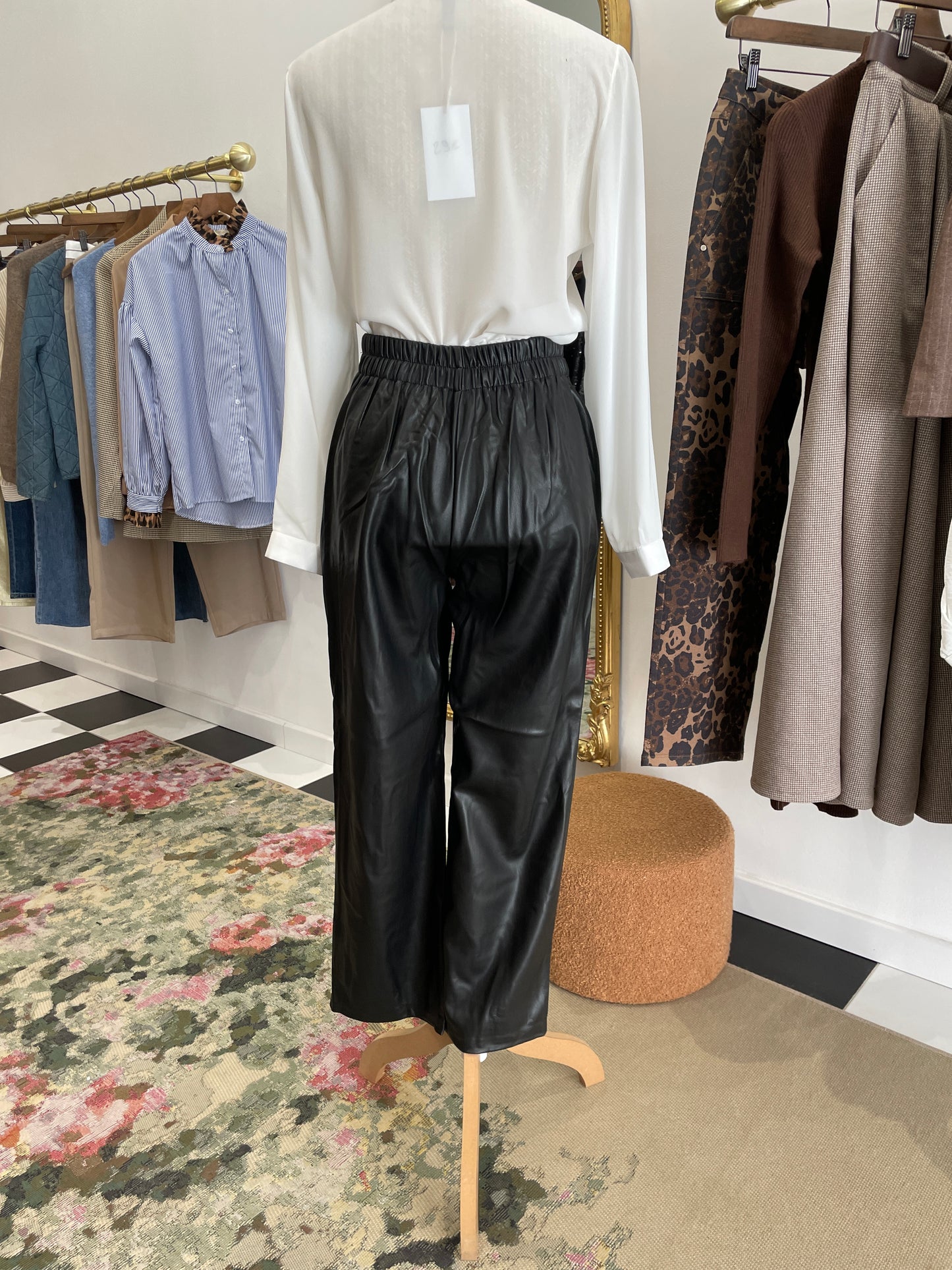 Pantalon simili cuir