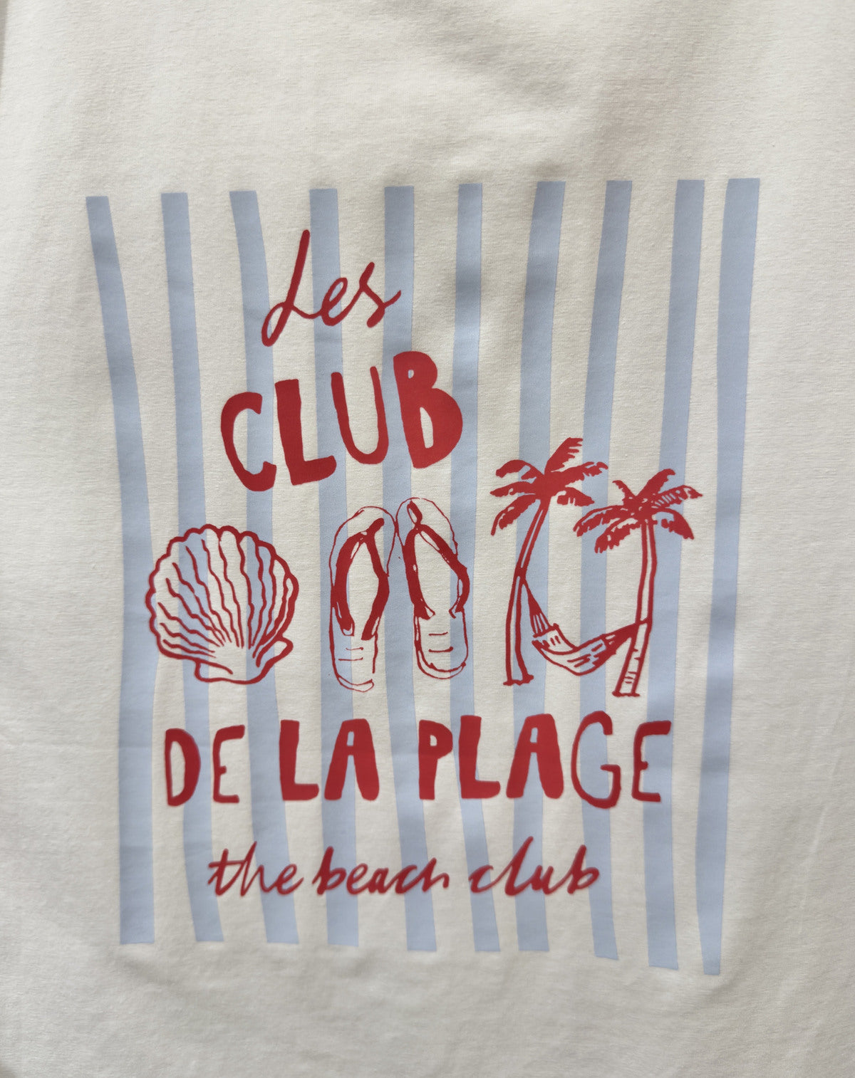 T-shirt Club de la plage