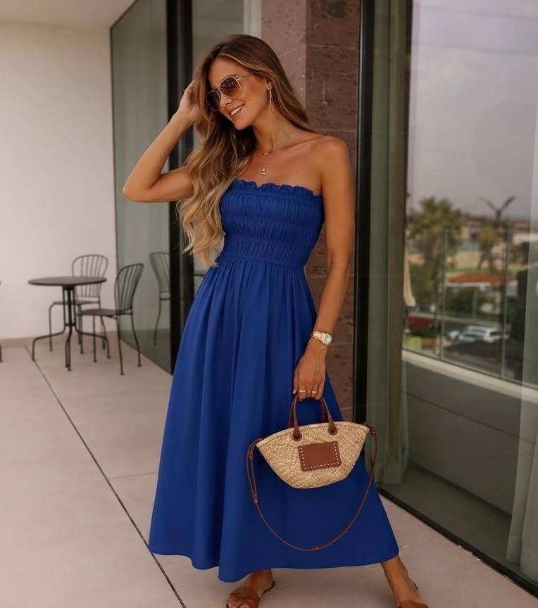 Robe Baia bleue