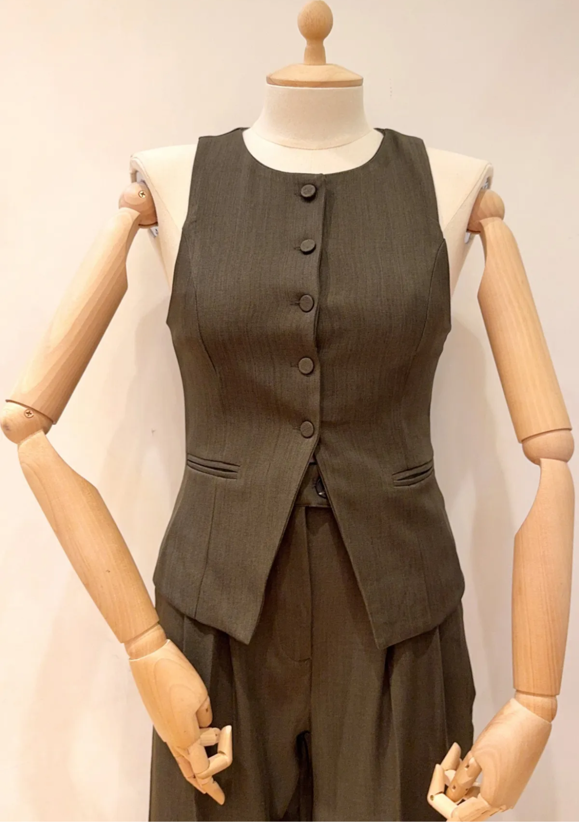 Gilet Victor kaki