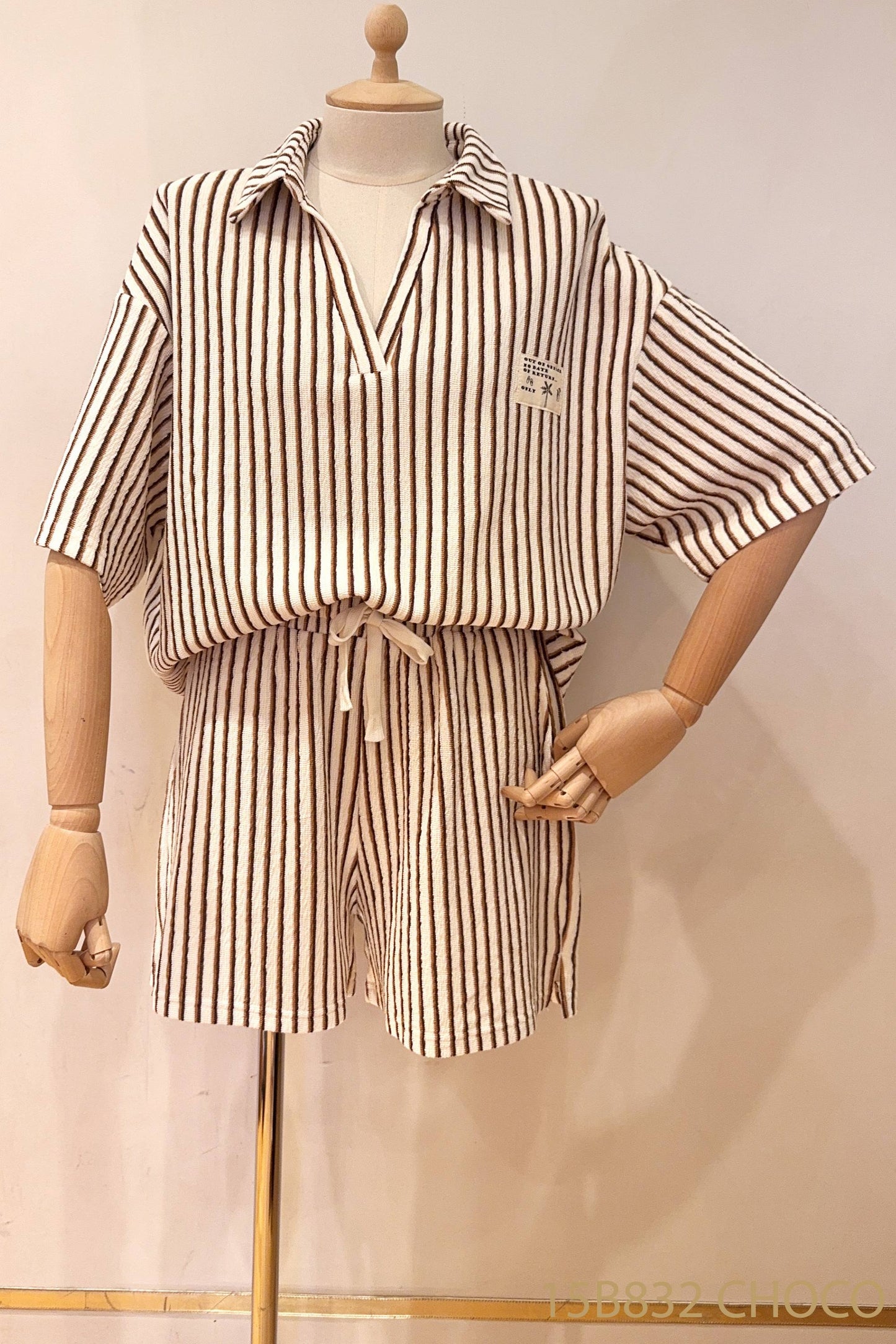 Short Elias chocolat