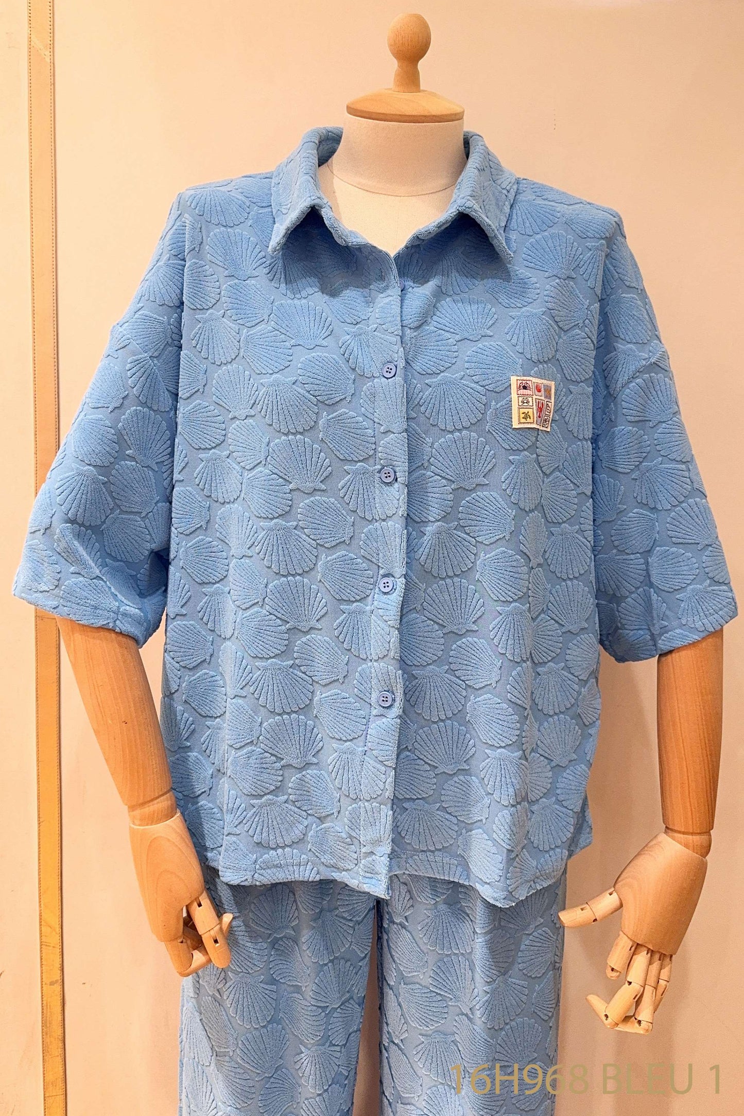Top Shell bleu