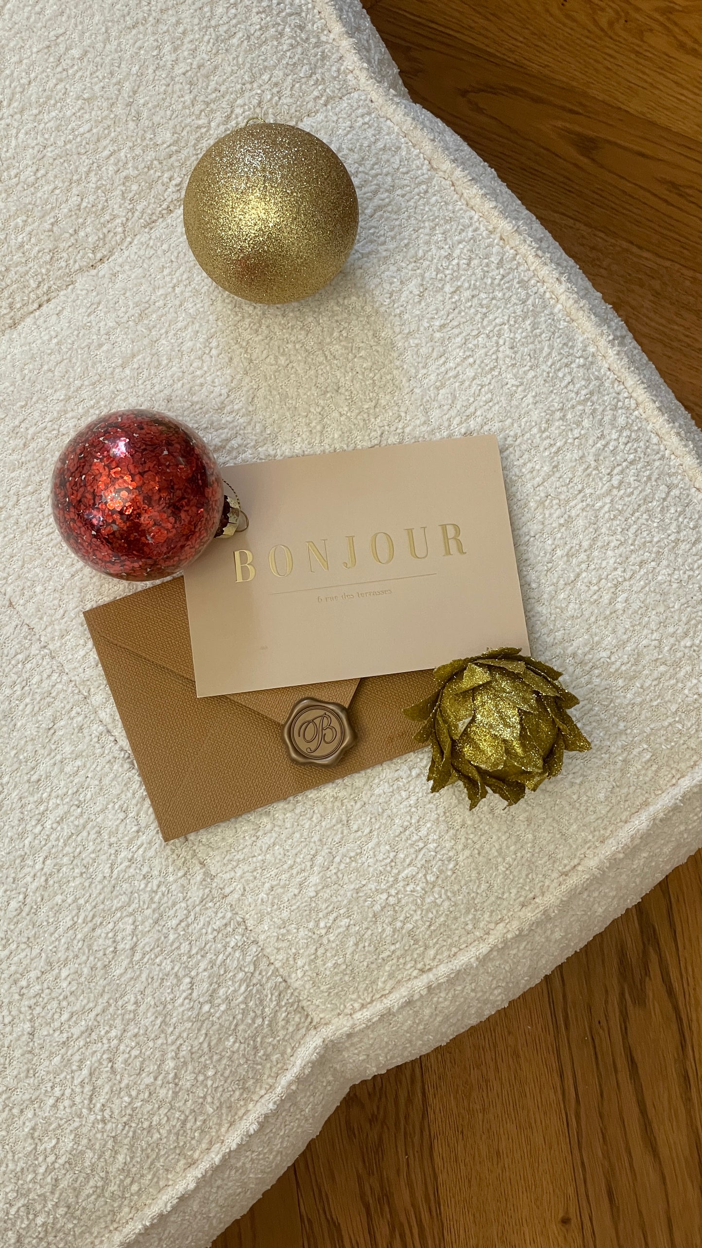 Bonjour la carte cadeau