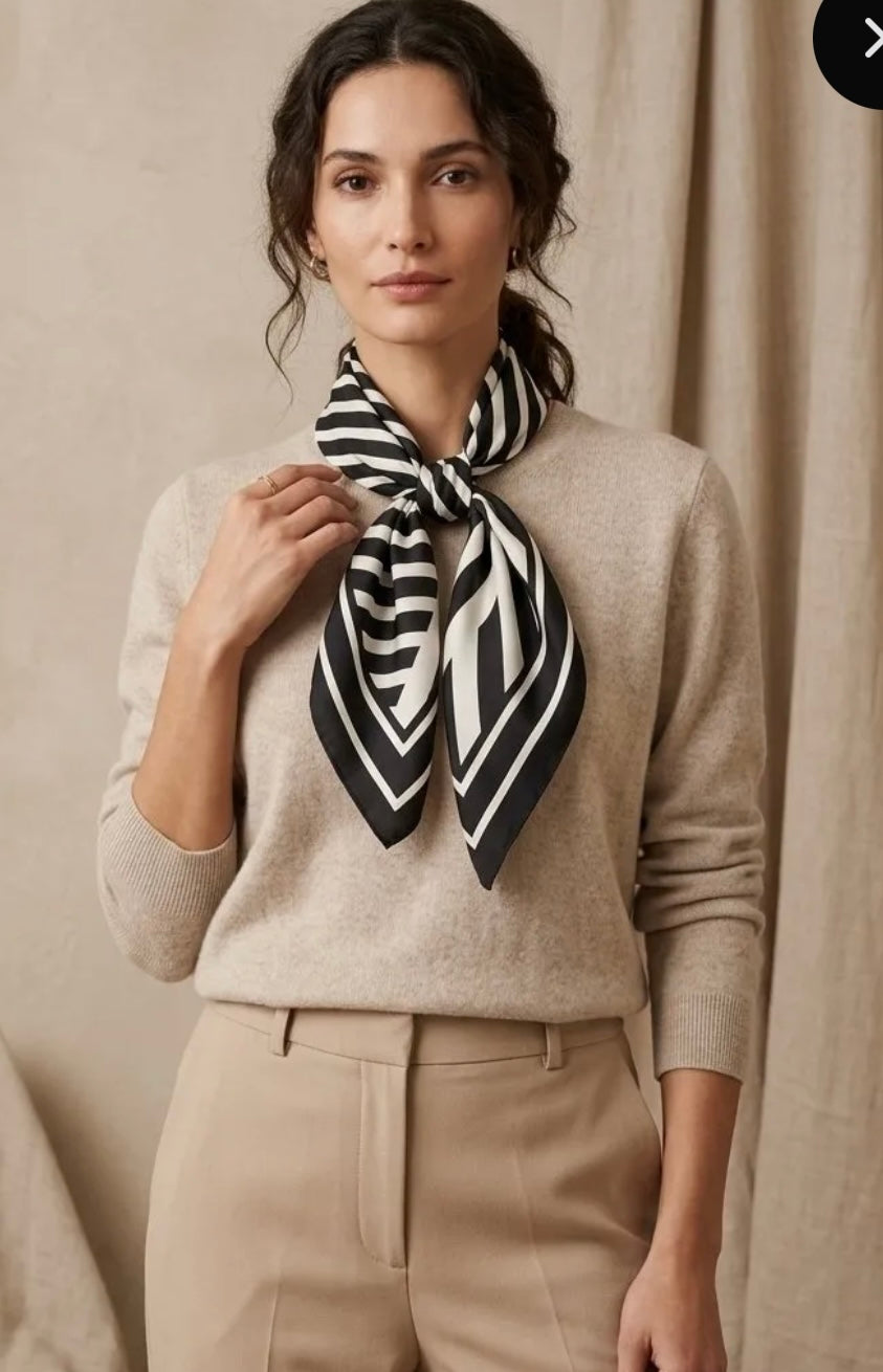 Foulard Amy noir