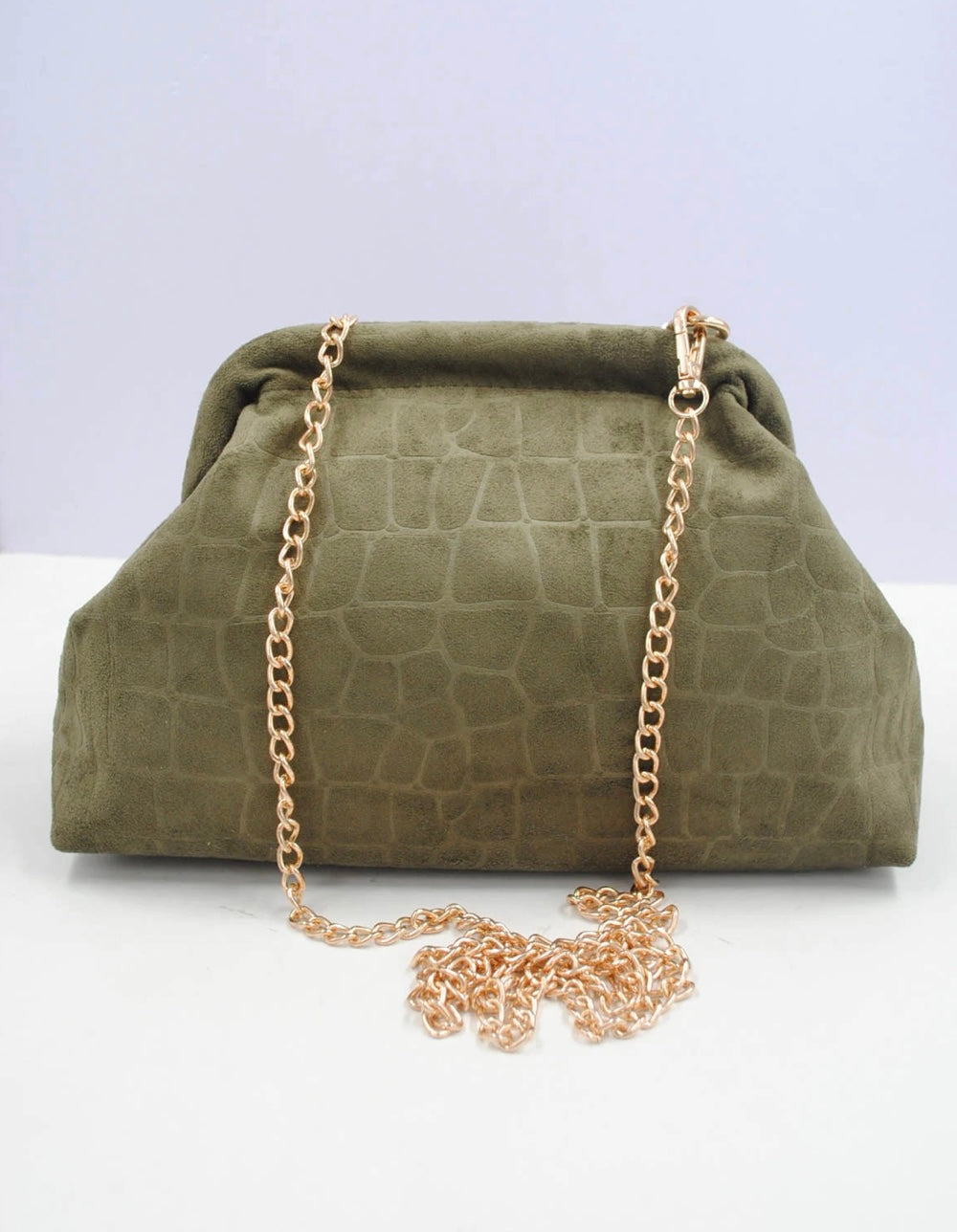 Pochette Aston kaki