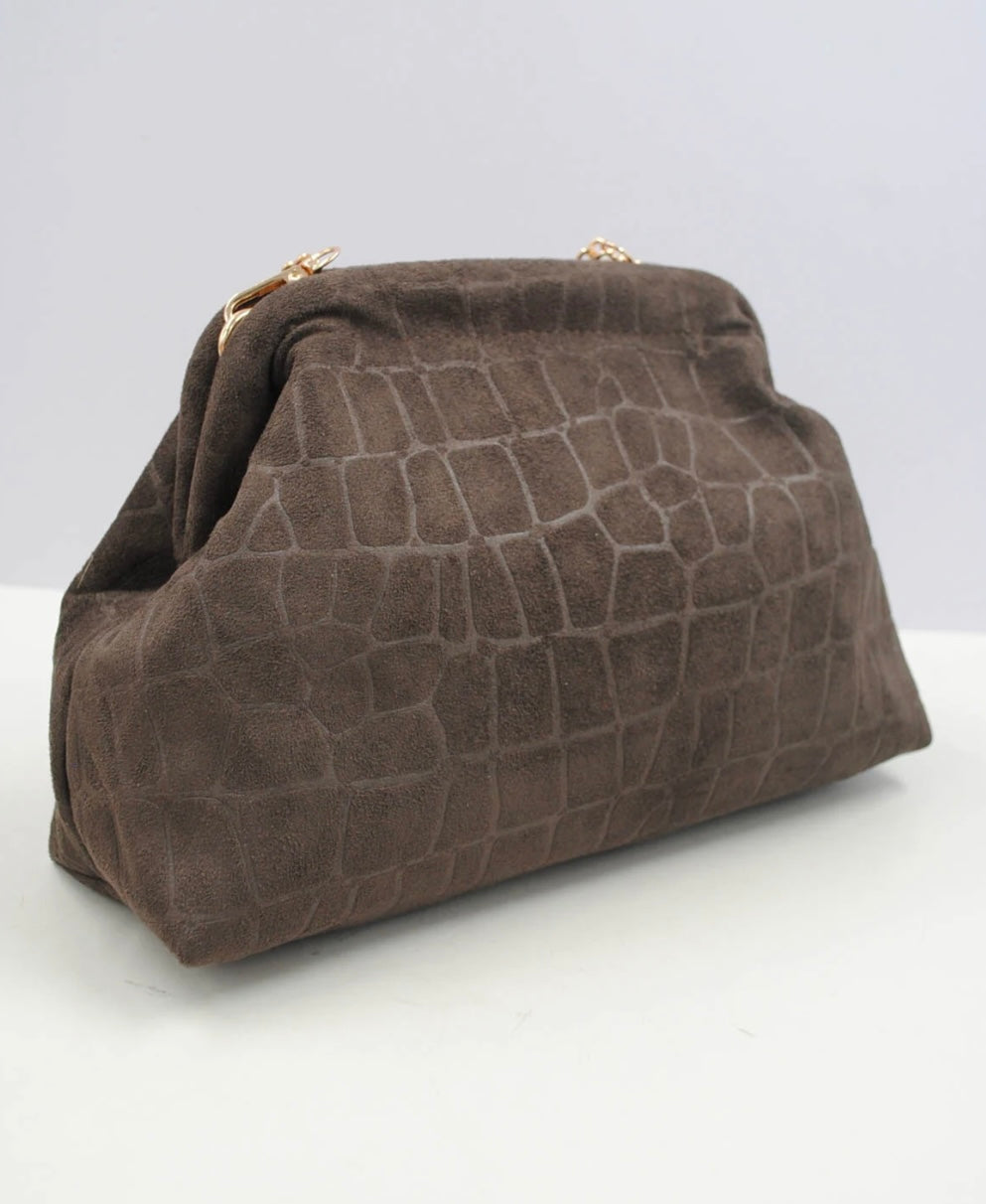 Pochette Aston chocolat
