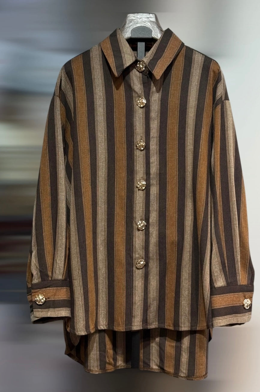 Chemise Jade marron