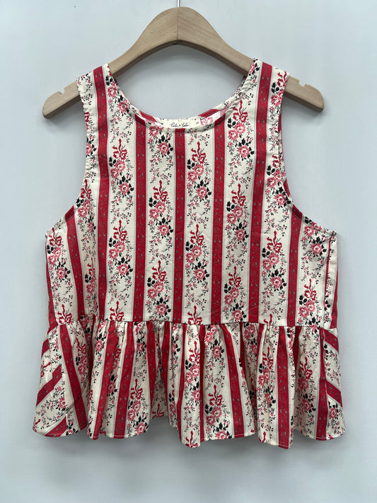 Top Barnie fleuri