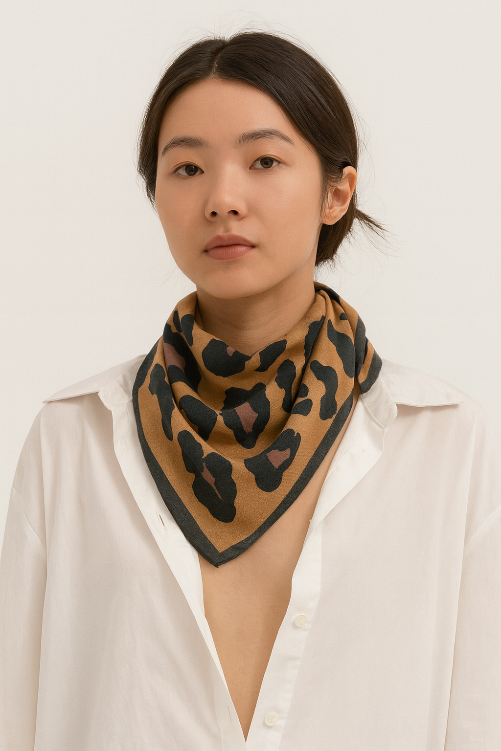 Foulard léopard