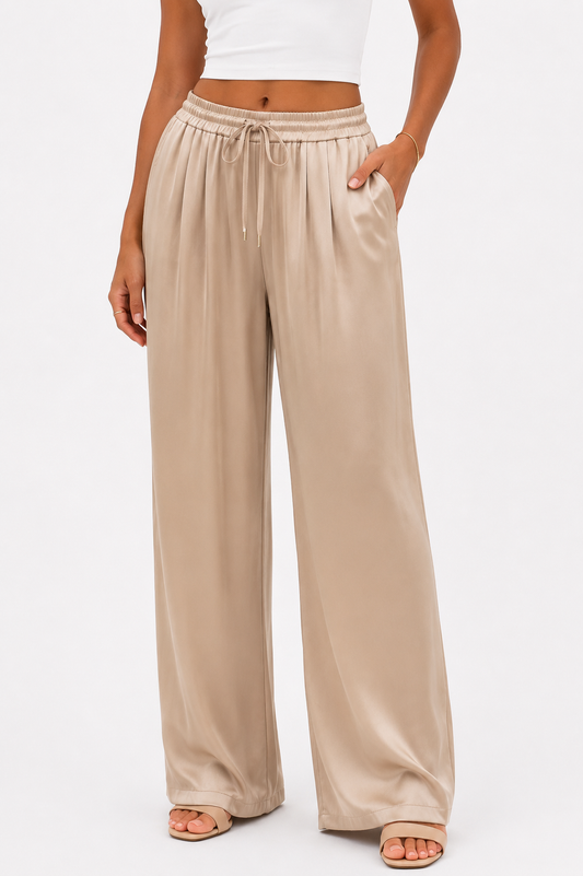 Pantalon Silky beige