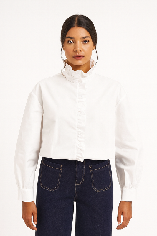 Blouse Colette blanche