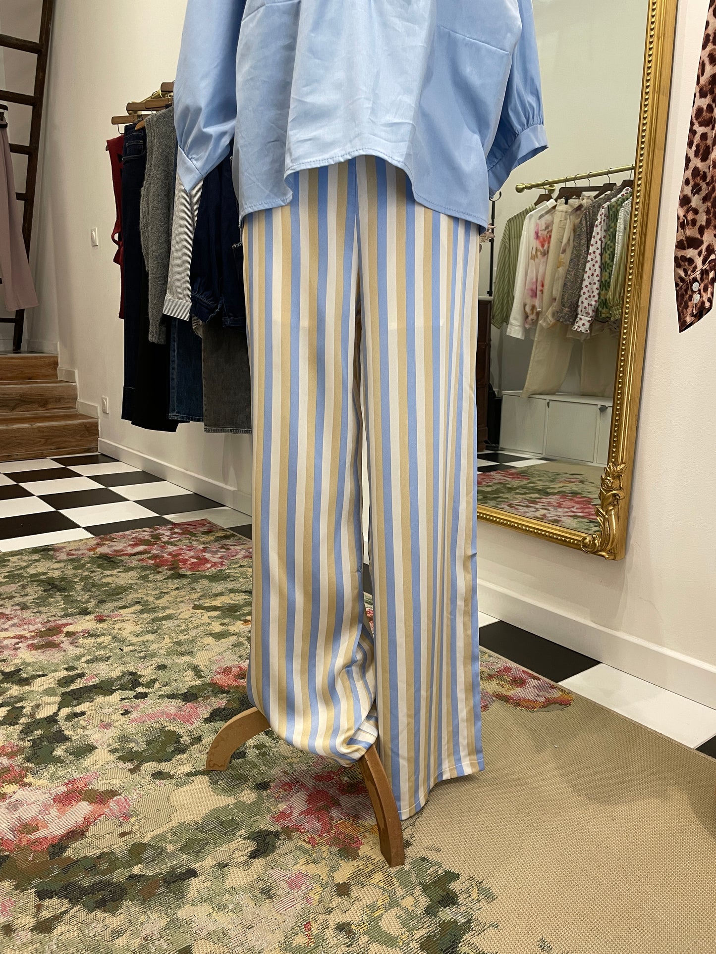 Pantalon rayé