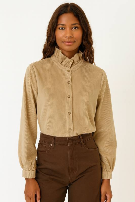 Chemise en velours Oli