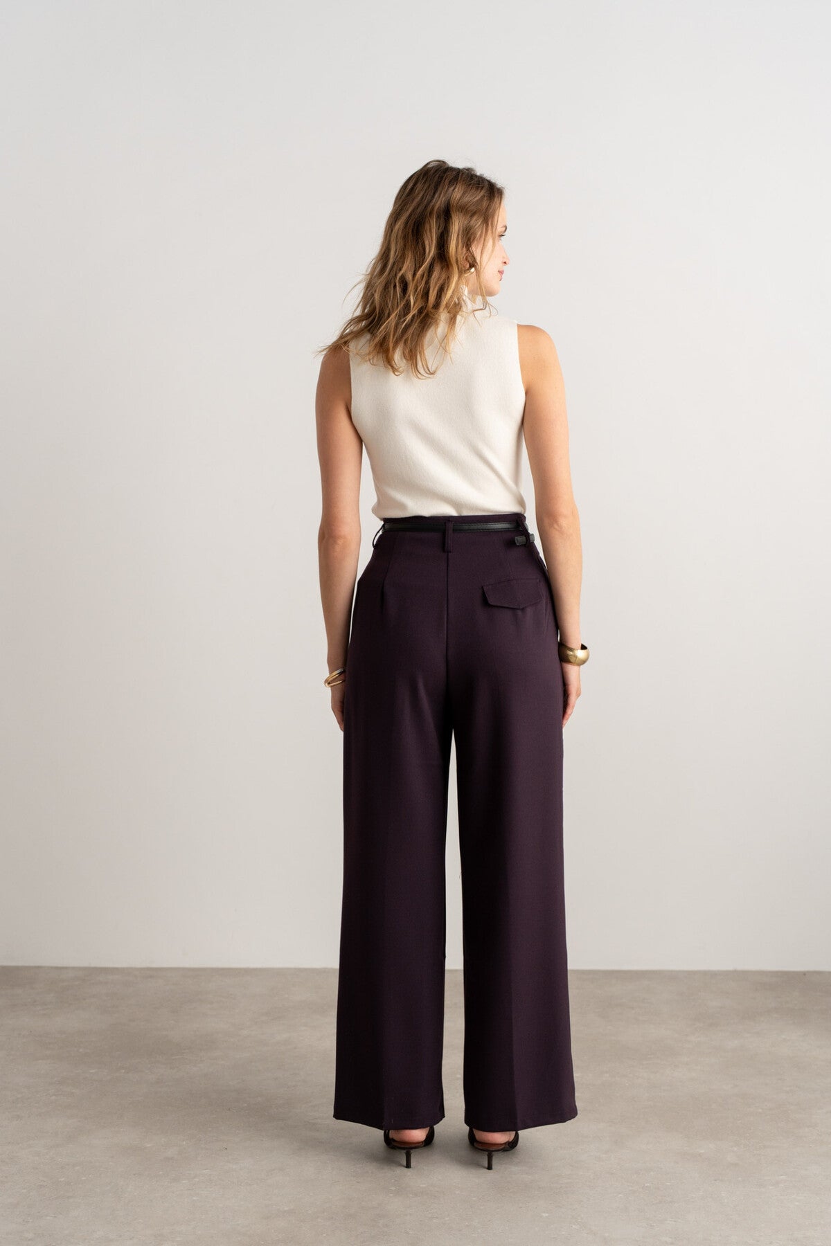 Pantalon Sam prune