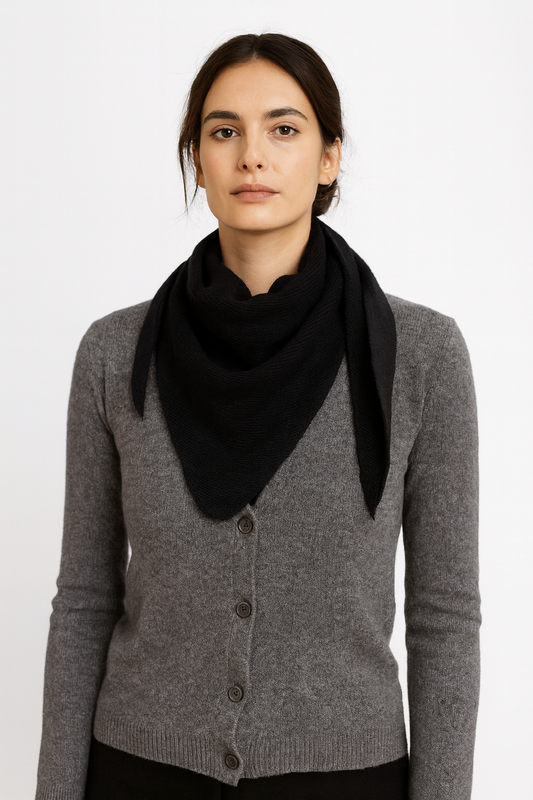 Col en maille cachemire