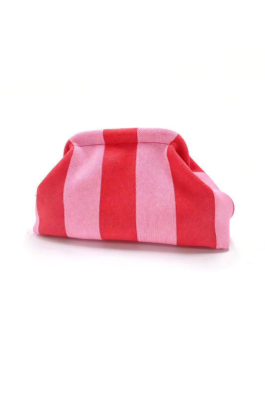 Pochette Candy rose rouge