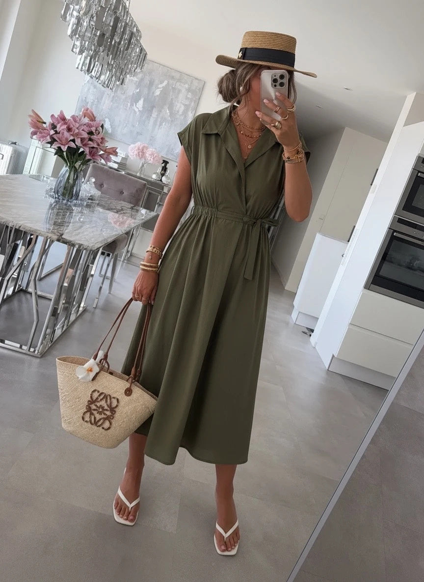 Robe Isabella kaki