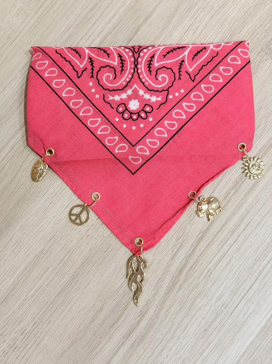 Foulard Mindy rose