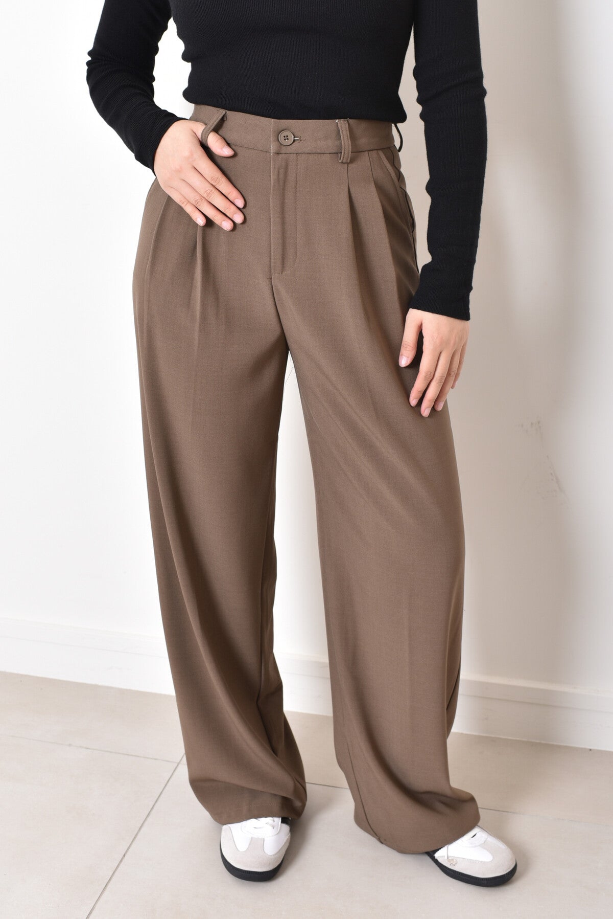 Pantalon Alfred marron