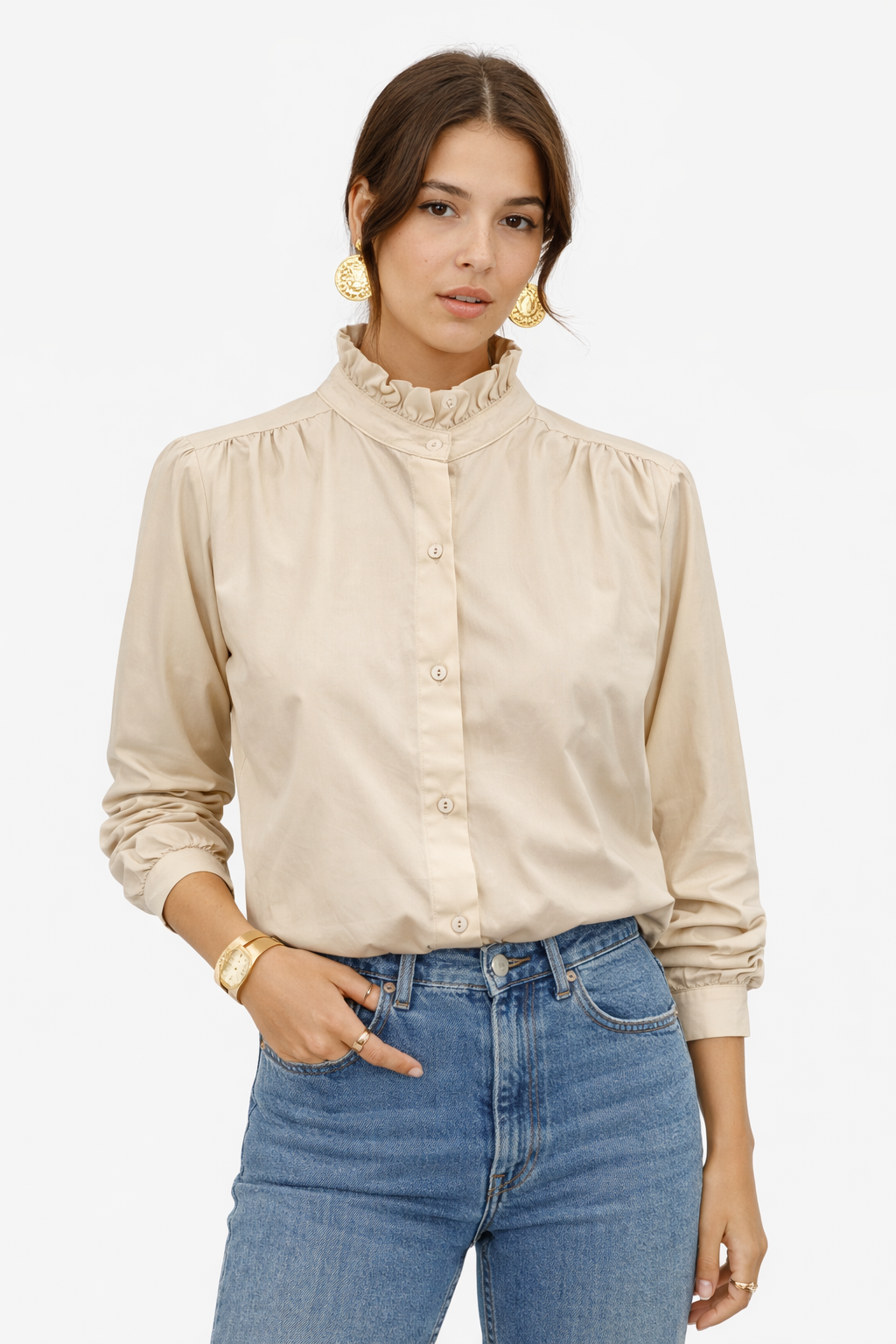 Chemise Chloé beige