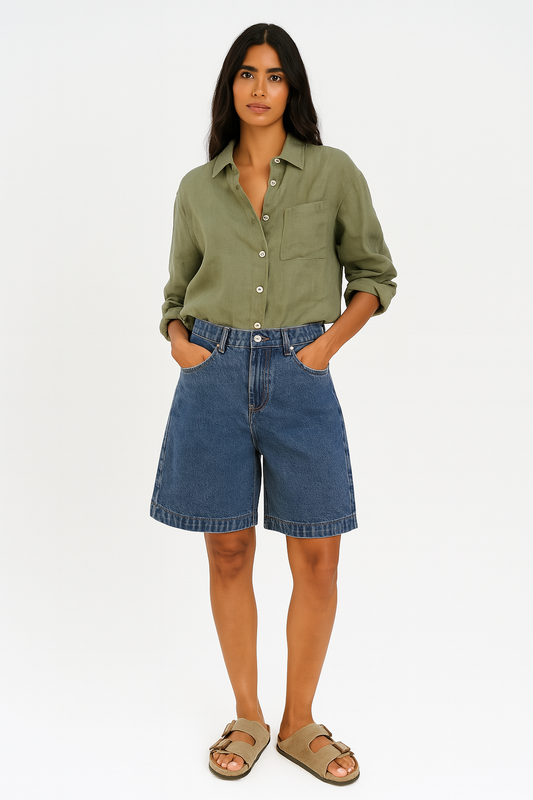 Bermuda en jean