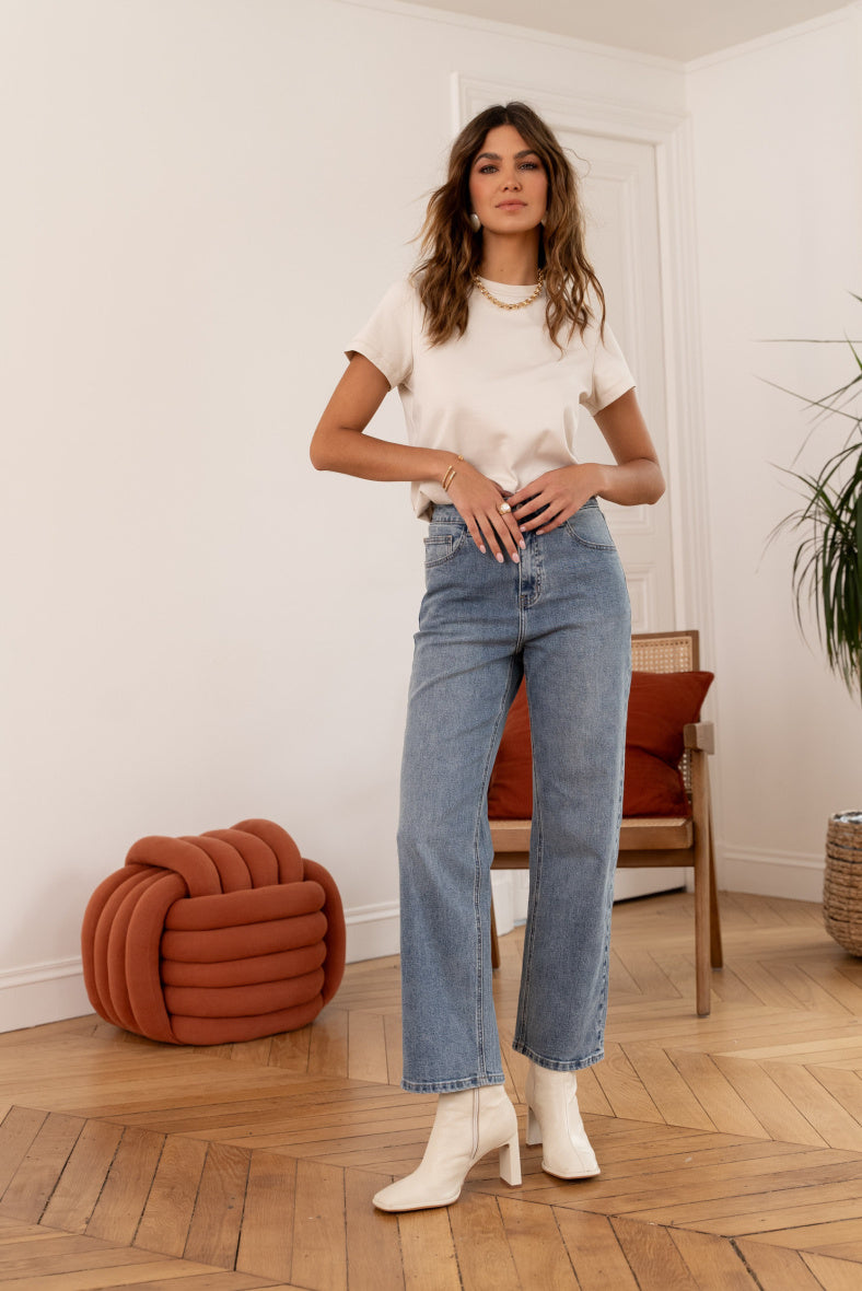 Jean droit Solange clair