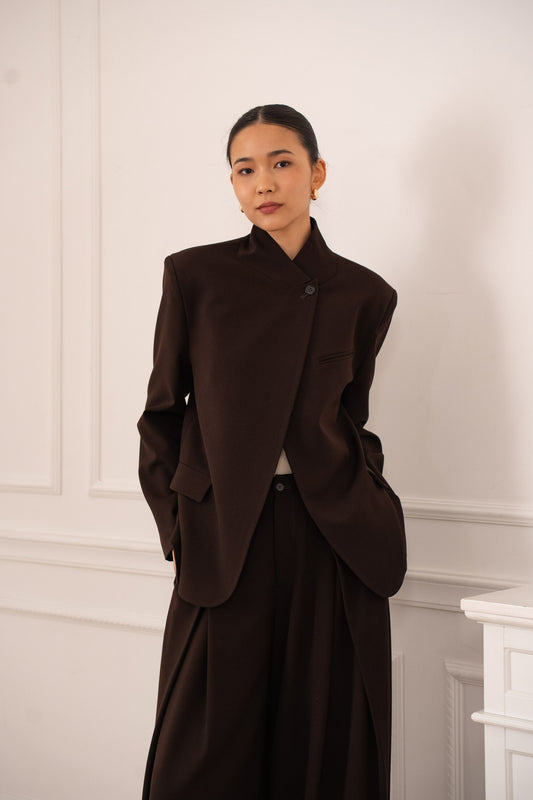 Veste spencer chocolat