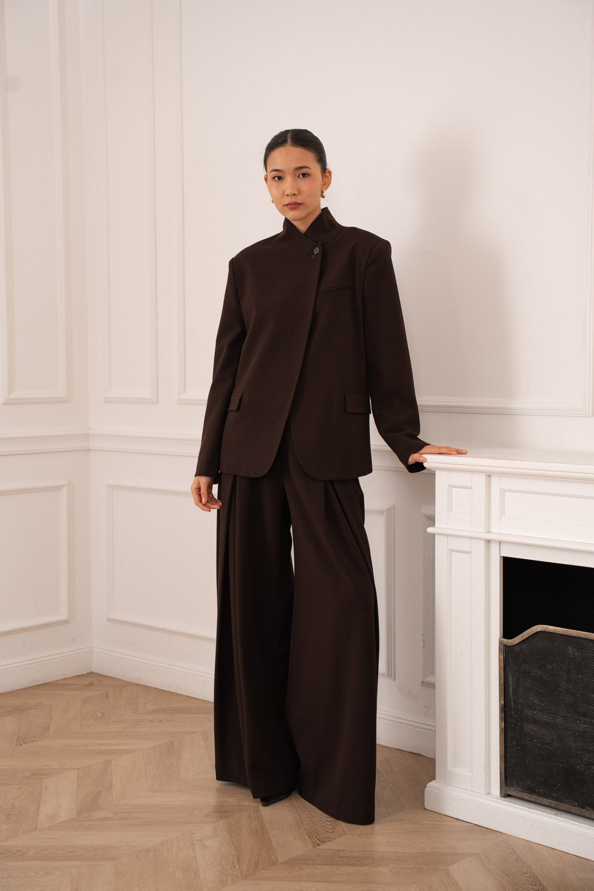 Veste spencer chocolat