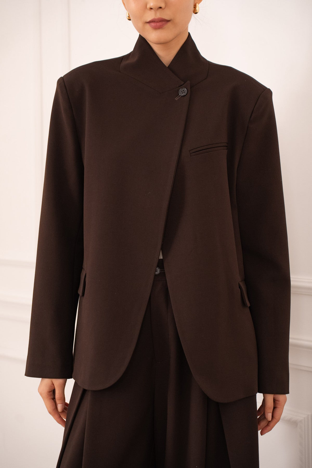 Veste spencer chocolat