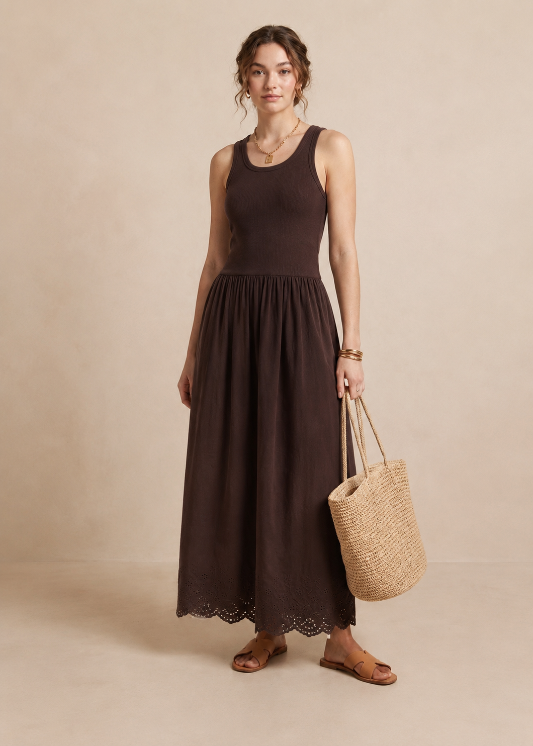Robe Sarah chocolat