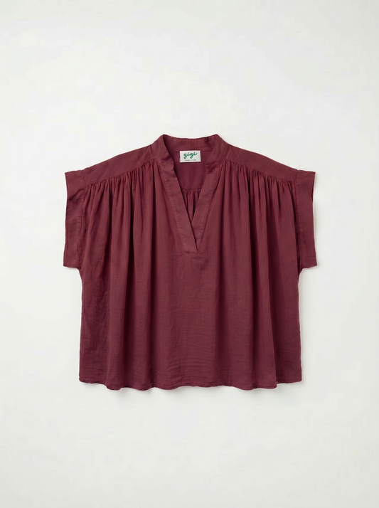 Blouse Aries Bordeaux