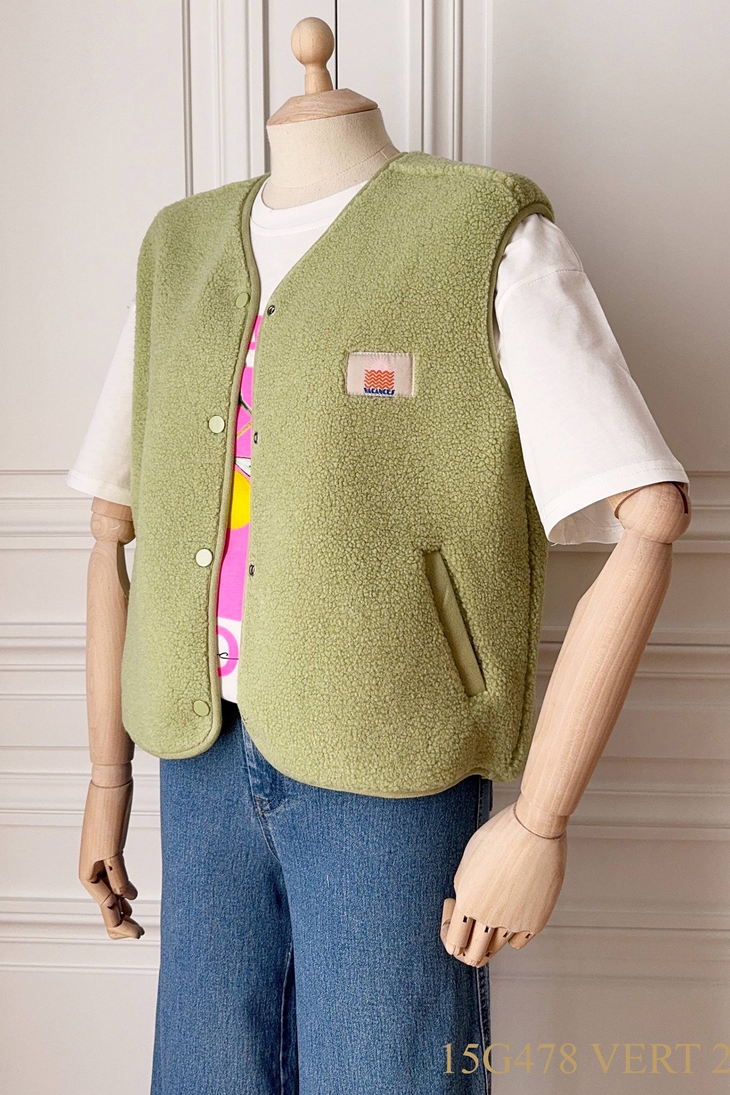 Gilet Léon vert