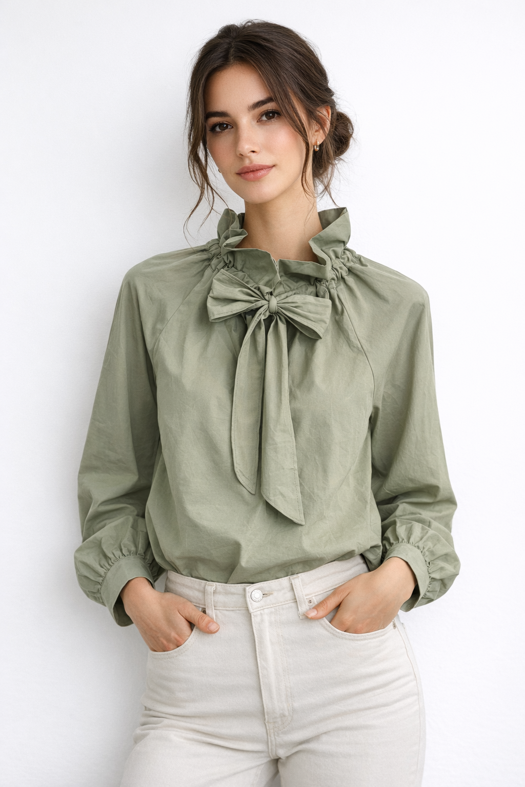 Chemise Noa olive