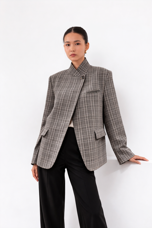 Veste Spencer à carreaux