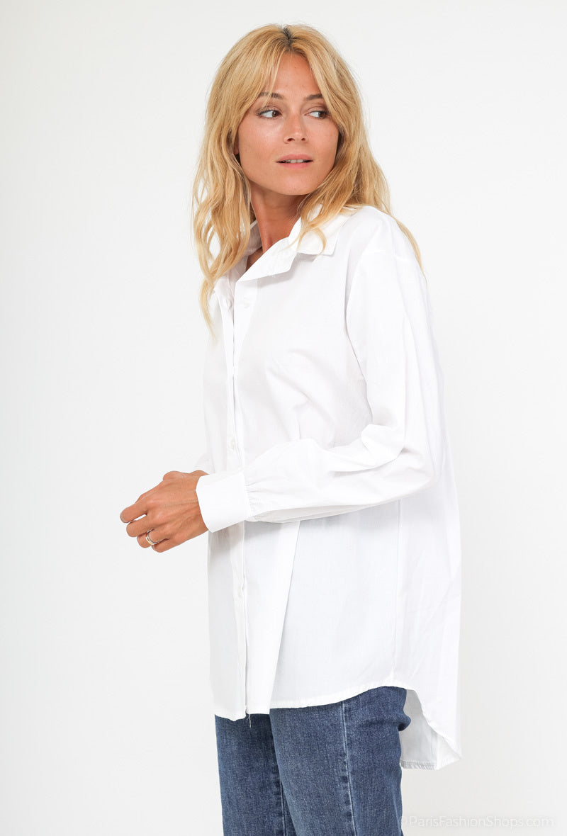 Chemise blanche en coton